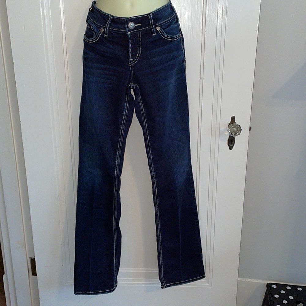 Silver Jeans Co Suki mid slim boot cut jeans